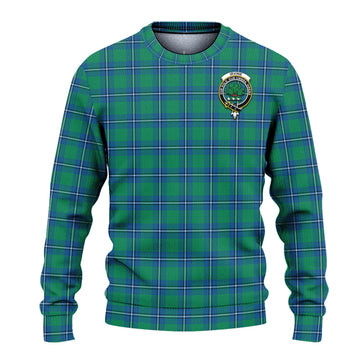 Irvine Tartan Ugly Sweater with Family Crest