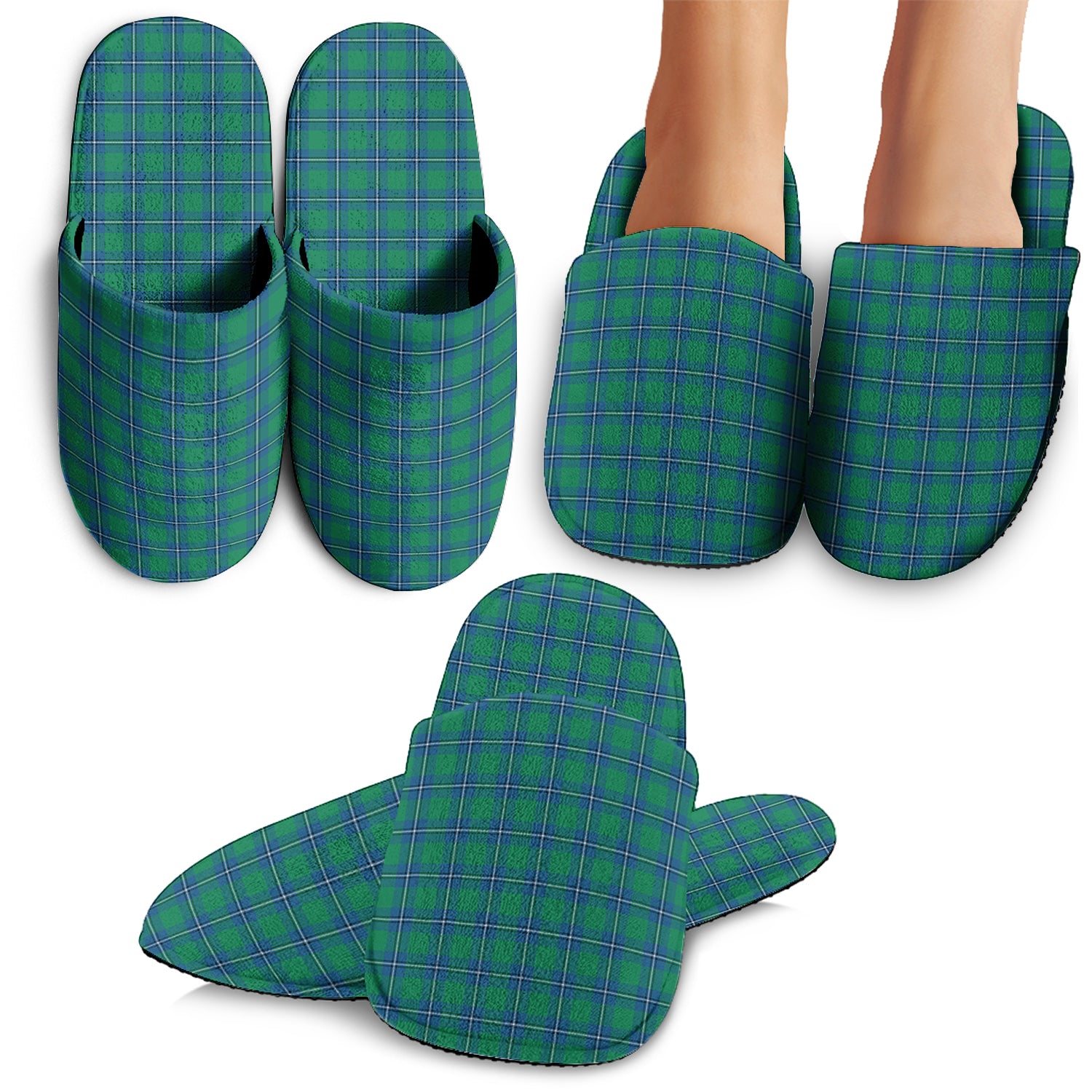 Irvine Ancient Tartan Home Slippers - Tartanvibesclothing