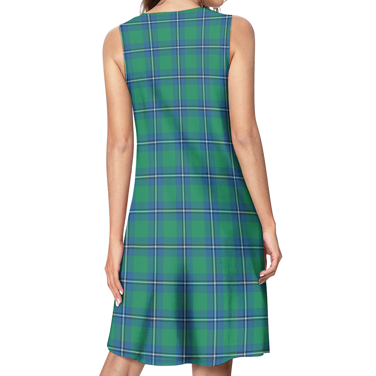 Irvine Ancient Tartan Womens Casual Dresses - Tartanvibesclothing