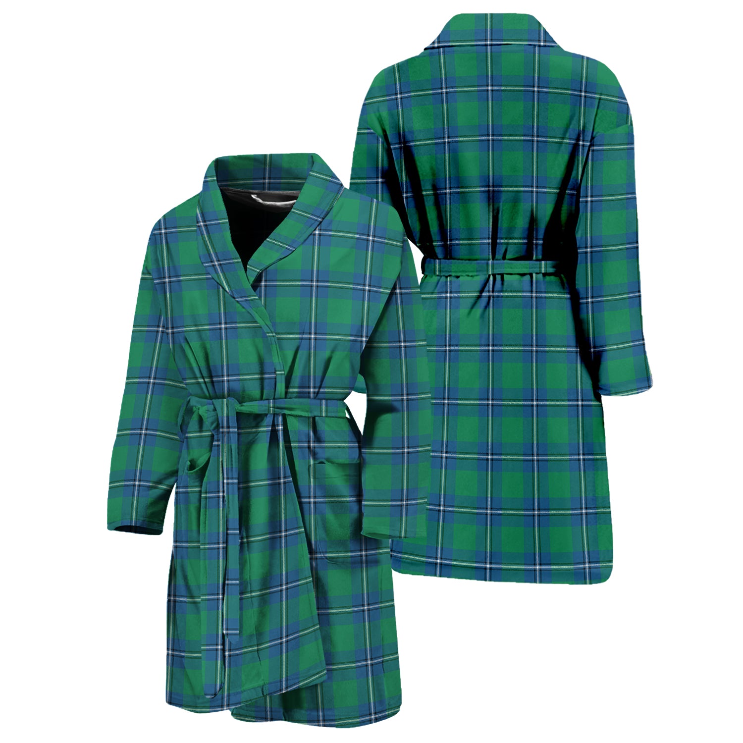 Irvine Tartan Bathrobe Unisex M - Tartan Vibes Clothing