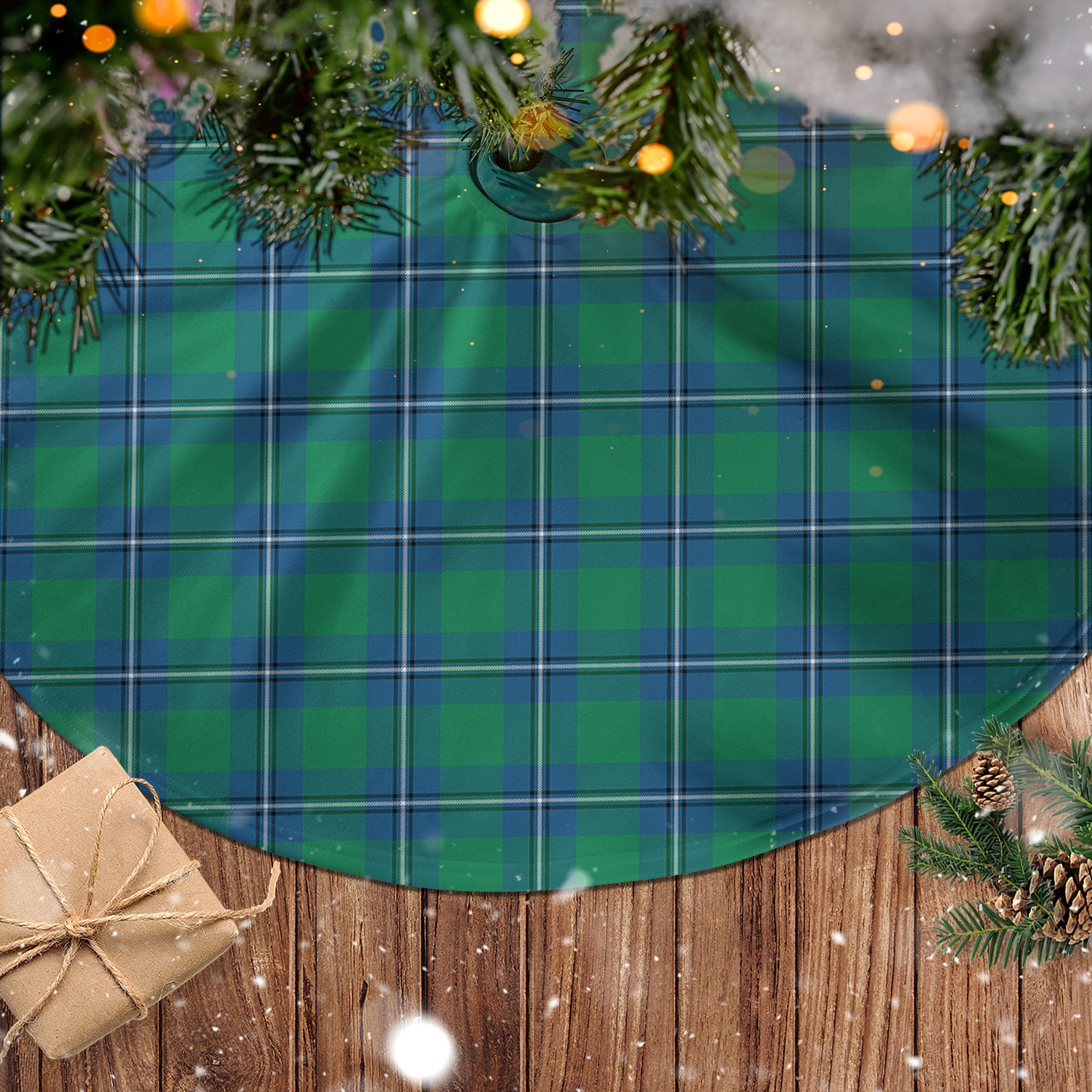 Irvine Ancient Tartan Christmas Tree Skirt - Tartanvibesclothing