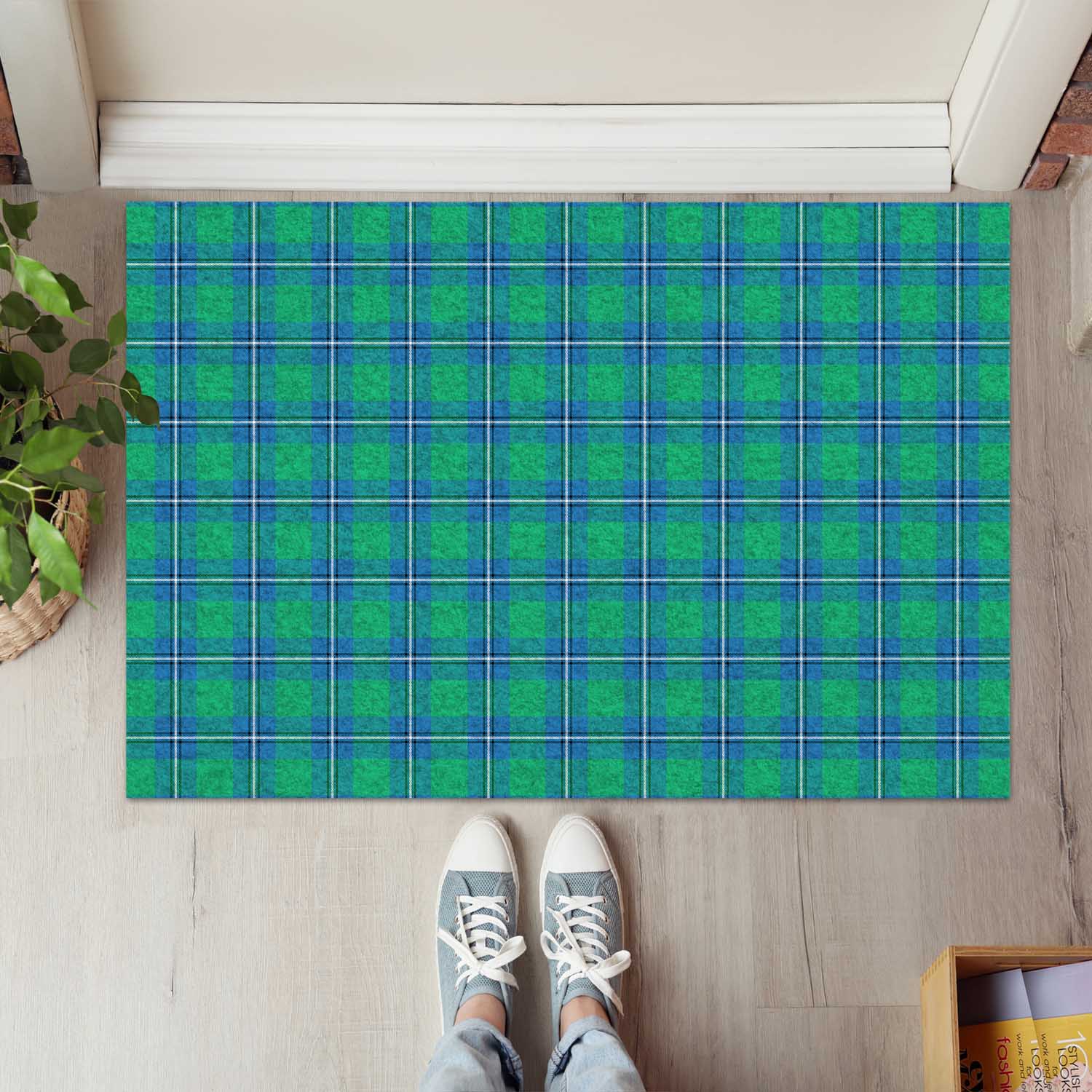 Irvine Ancient Tartan Door Mat - Tartanvibesclothing