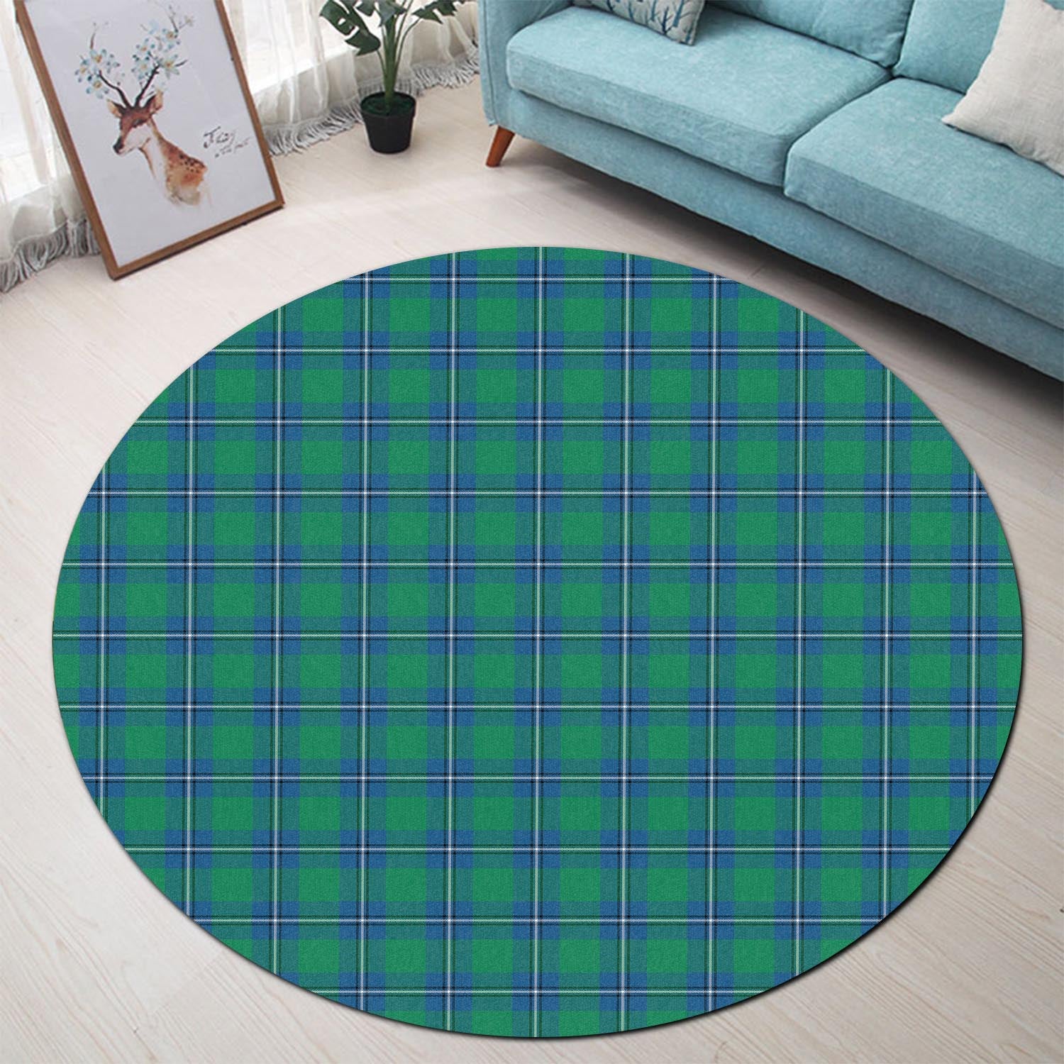 irvine-ancient-tartan-round-rug