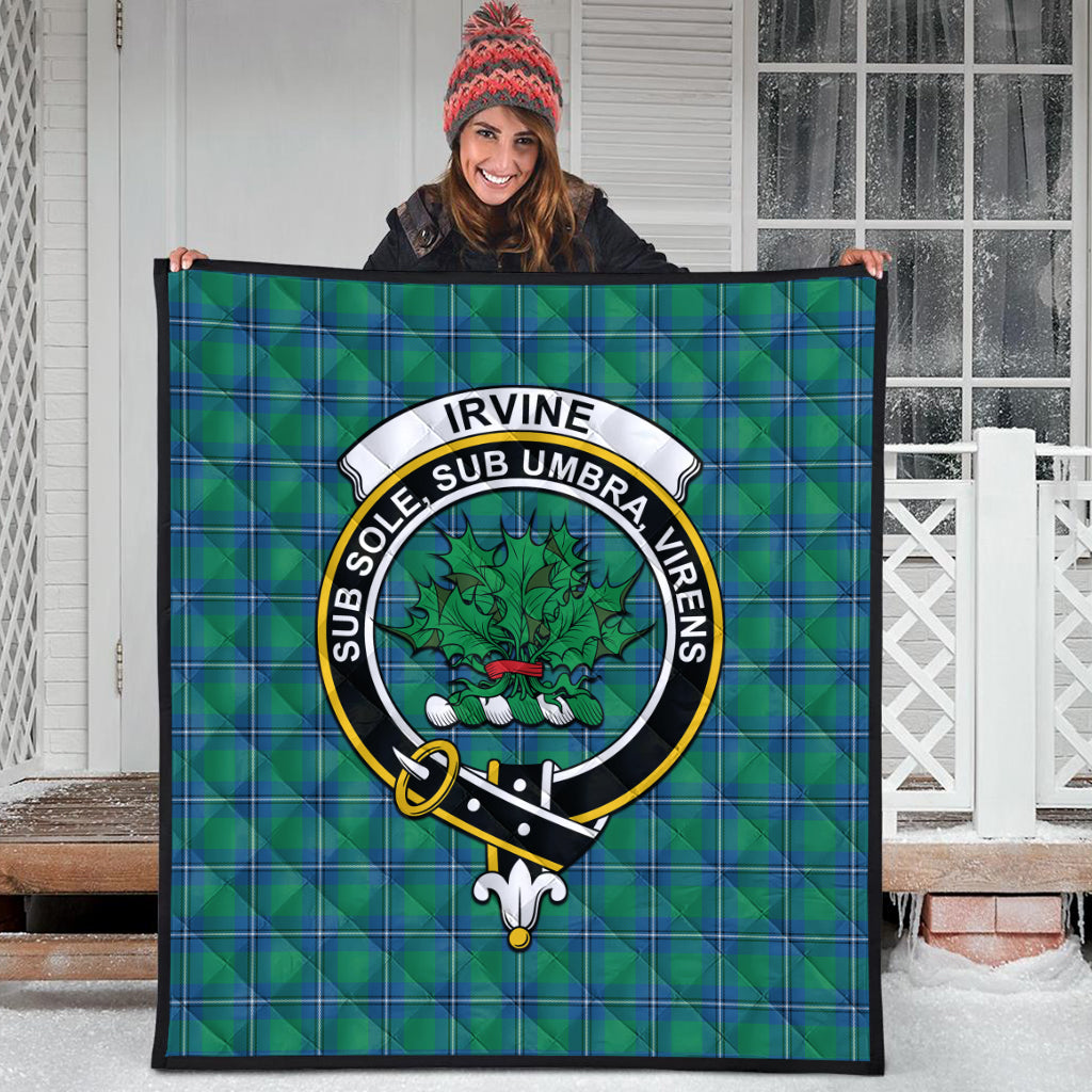 irvine-ancient-tartan-quilt-with-family-crest