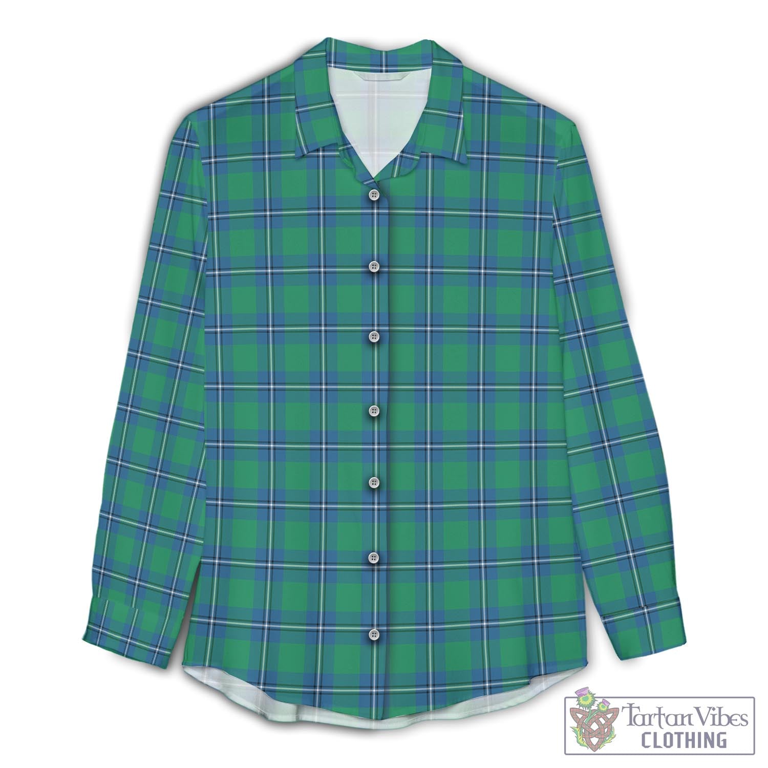 Irvine Ancient Tartan Womens Casual Shirt