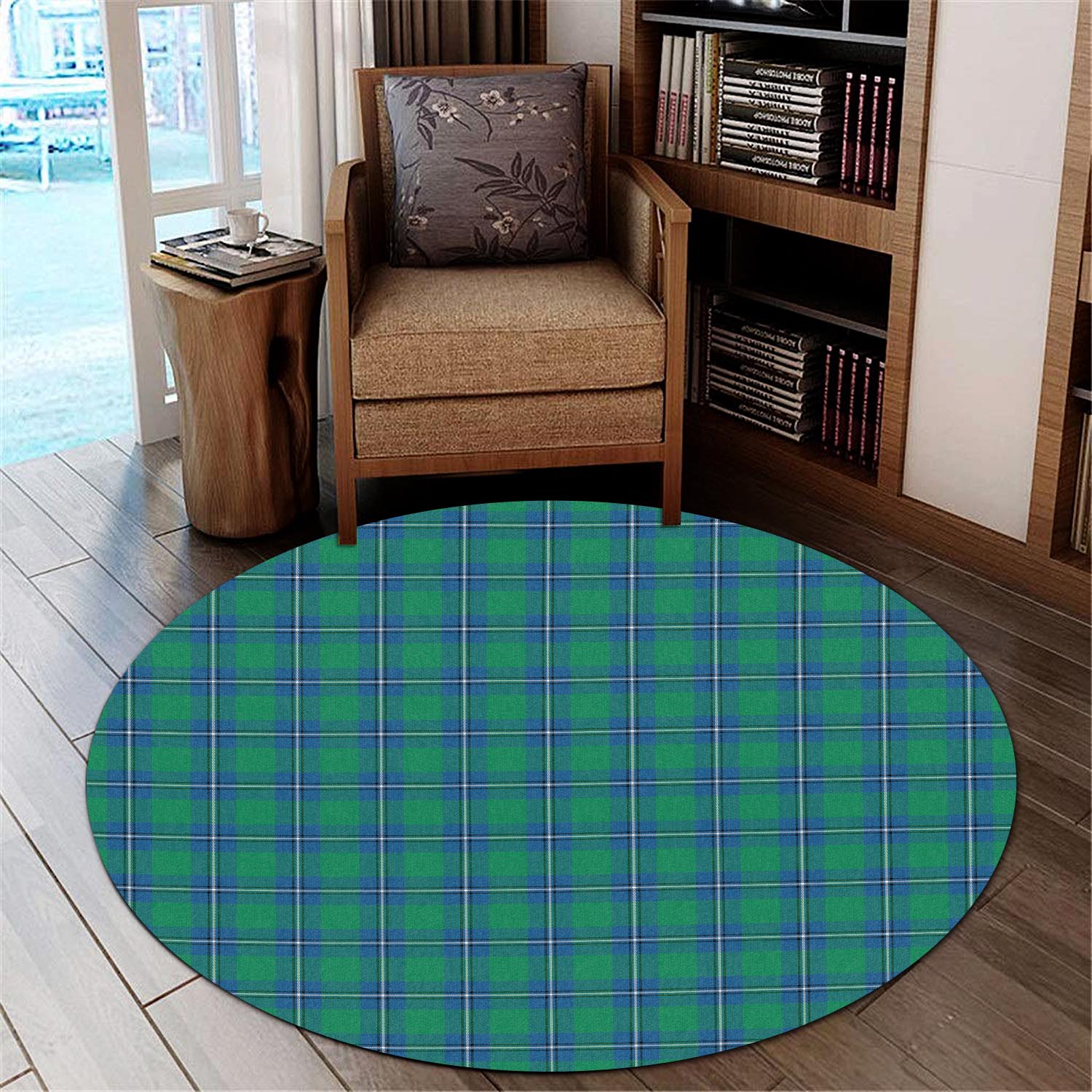 irvine-ancient-tartan-round-rug