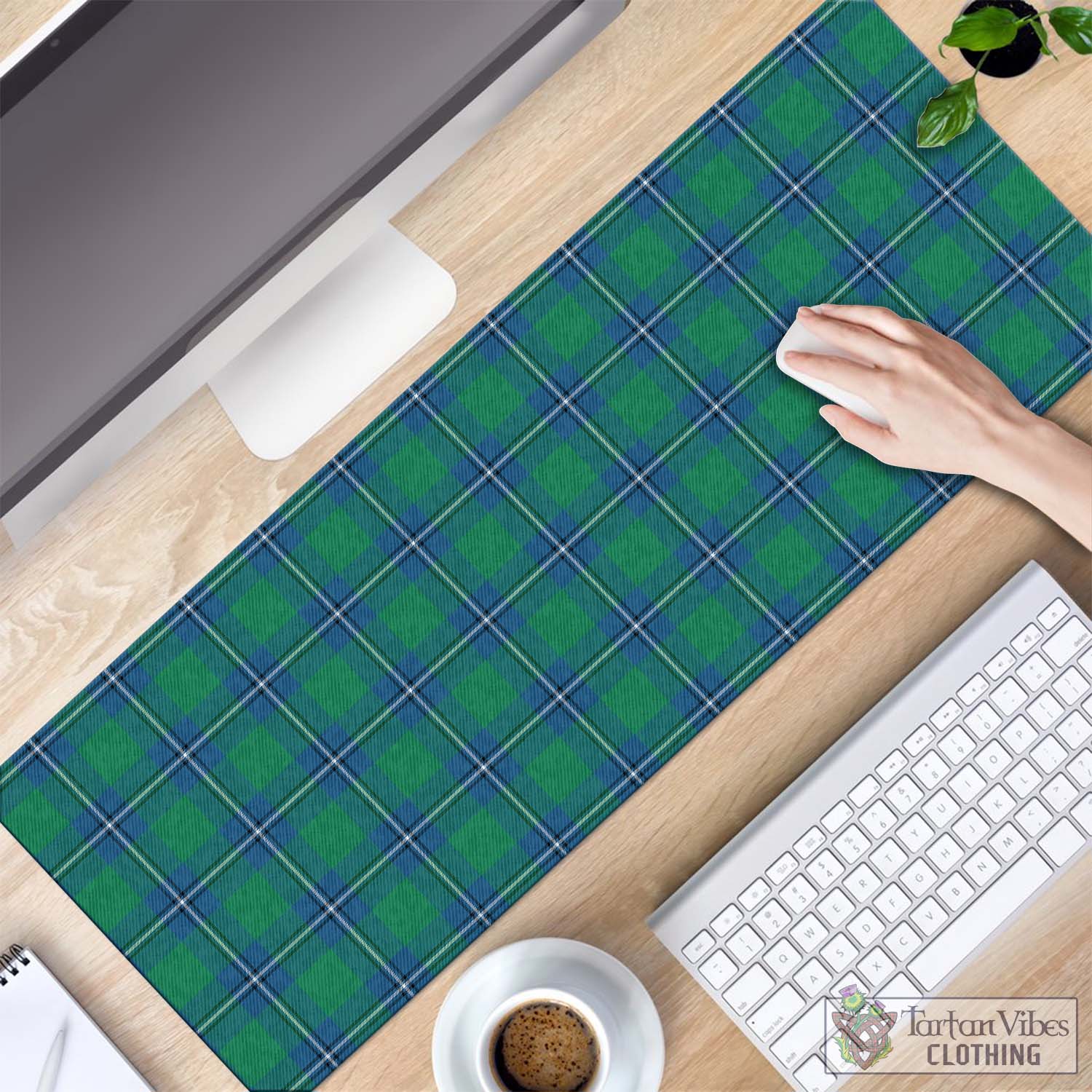 Tartan Vibes Clothing Irvine Ancient Tartan Mouse Pad