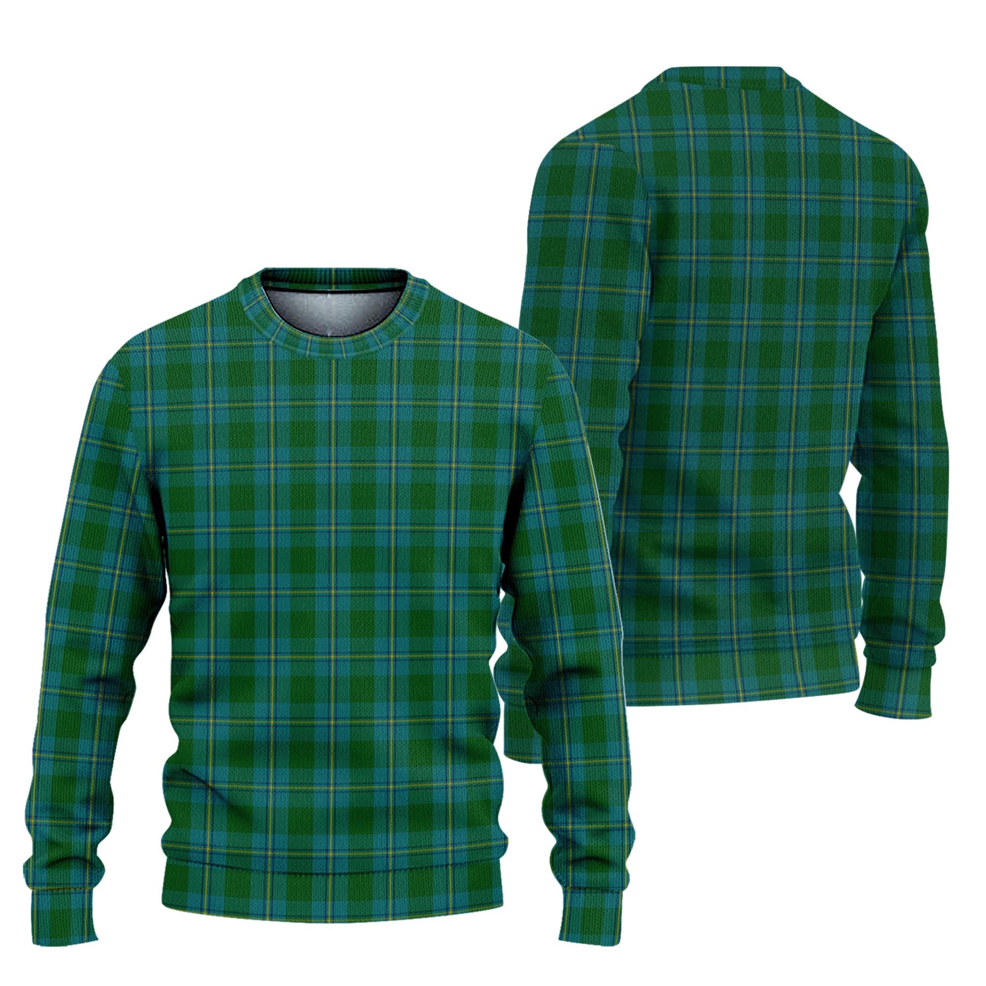 Irvine of Bonshaw Tartan Knitted Sweater Unisex - Tartanvibesclothing