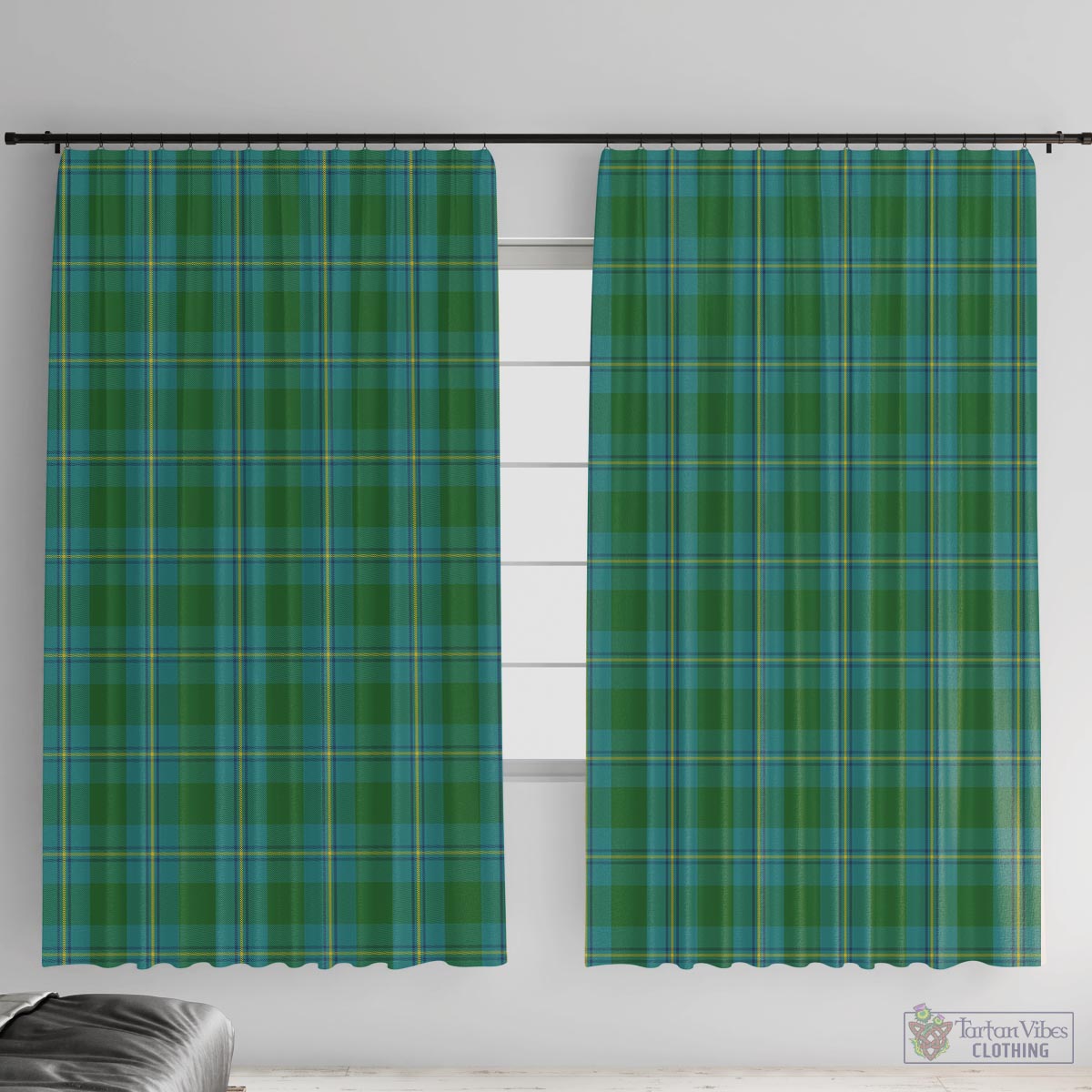 Irvine of Bonshaw Tartan Window Curtain