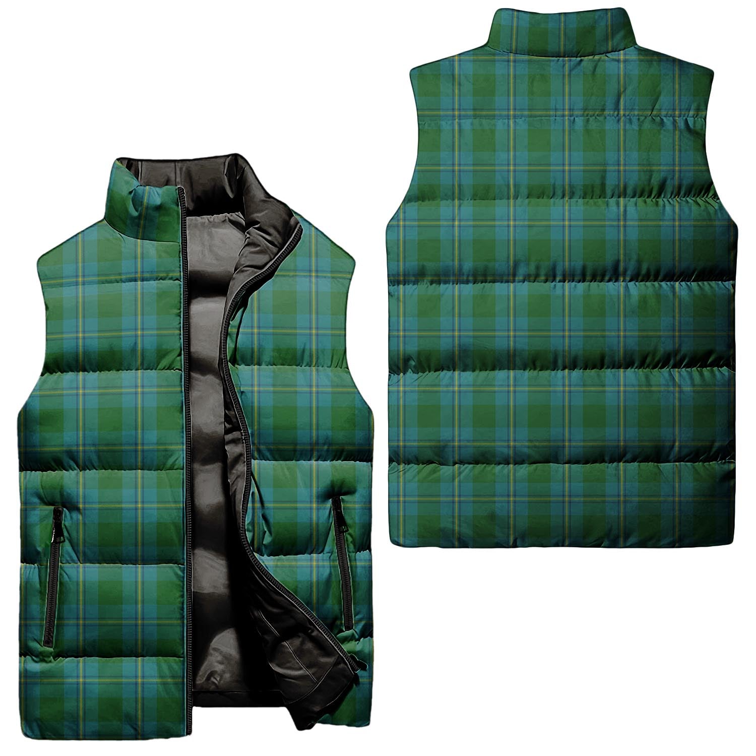 Irvine of Bonshaw Tartan Sleeveless Puffer Jacket Unisex - Tartanvibesclothing