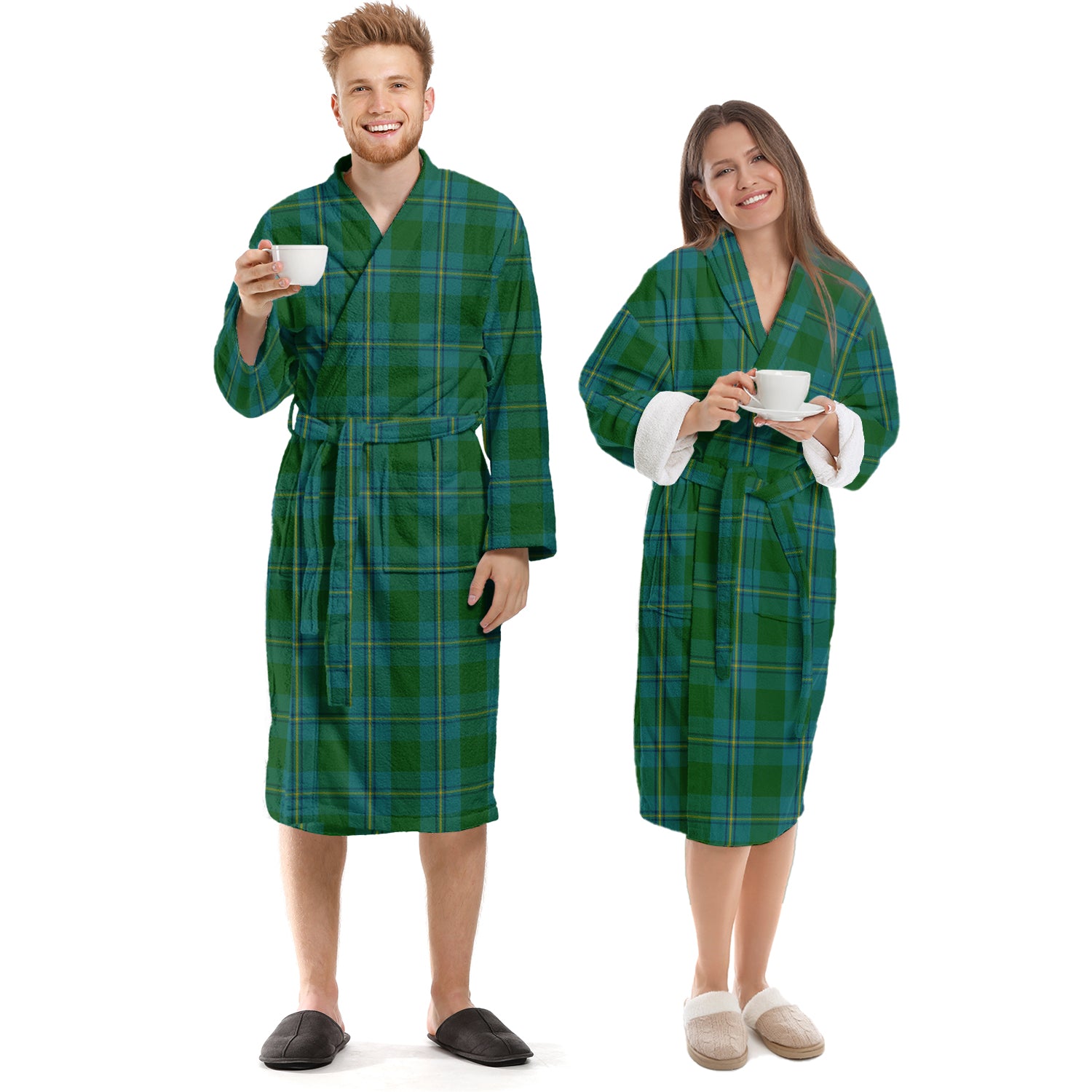 Irvine of Bonshaw Tartan Bathrobe Unisex S - Tartan Vibes Clothing