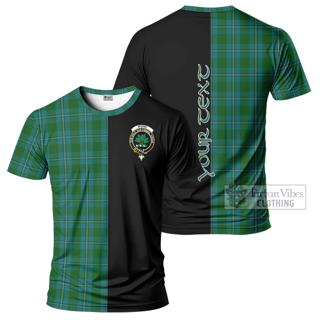 Irvine of Bonshaw Tartan T-Shirt with Family Crest and Half Of Me Style Kid's Shirt - Tartanvibesclothing Shop