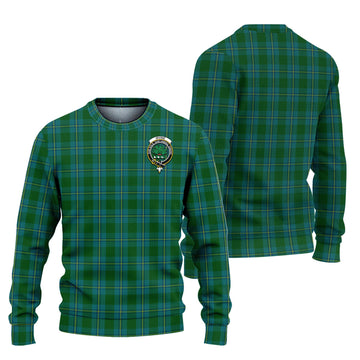 Irvine of Bonshaw Tartan Ugly Sweater with Family Crest