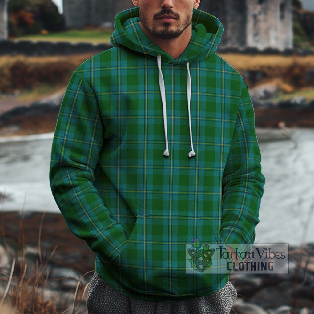 Irvine of Bonshaw Tartan Cotton Hoodie Pullover Hoodie XS - Tartan Vibes Clothing