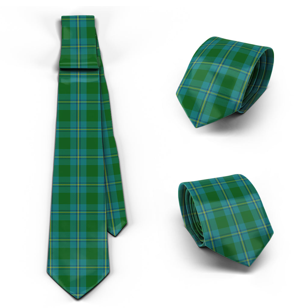 Irvine of Bonshaw Tartan Classic Necktie Necktie One Size - Tartan Vibes Clothing