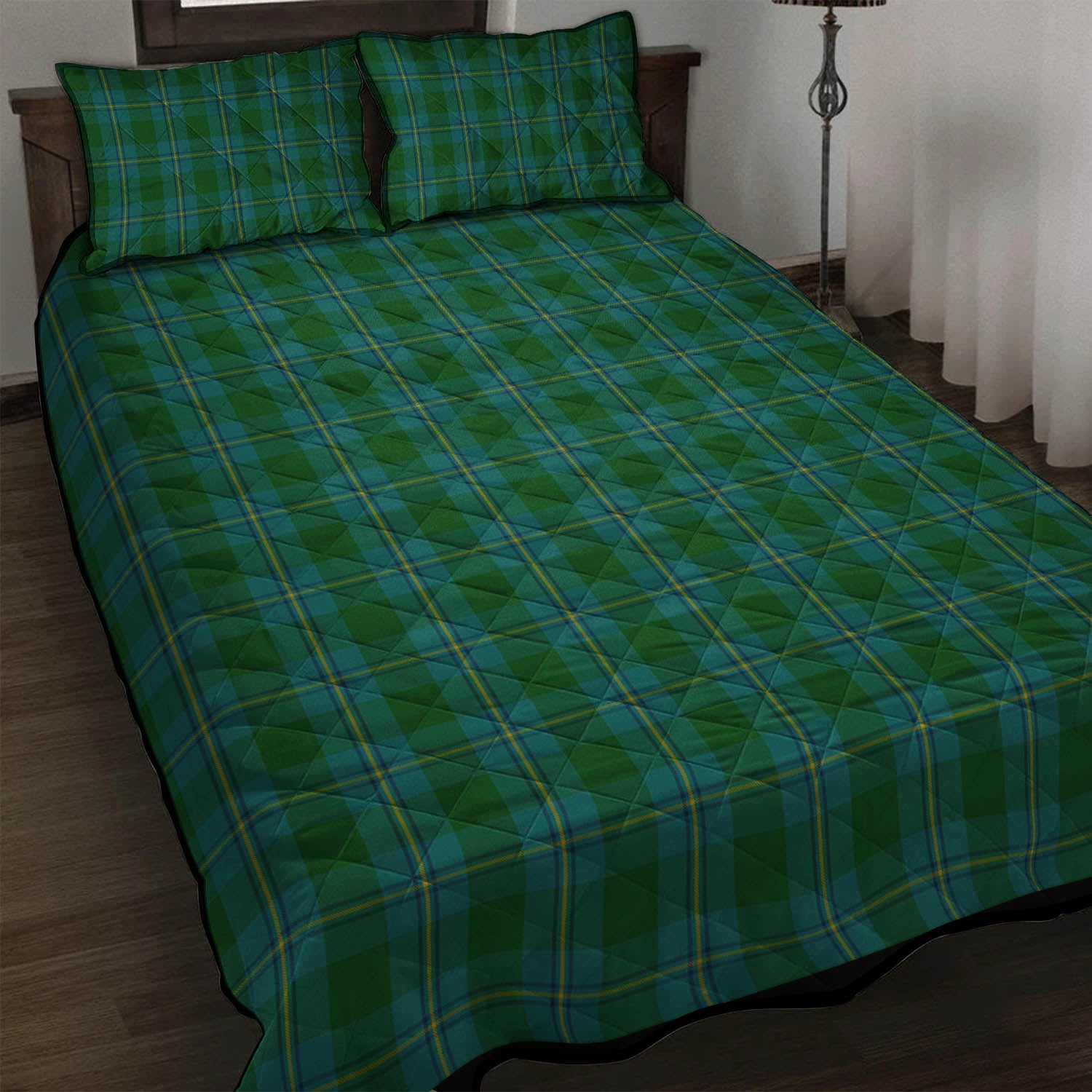 Irvine of Bonshaw Tartan Quilt Bed Set - Tartan Vibes Clothing