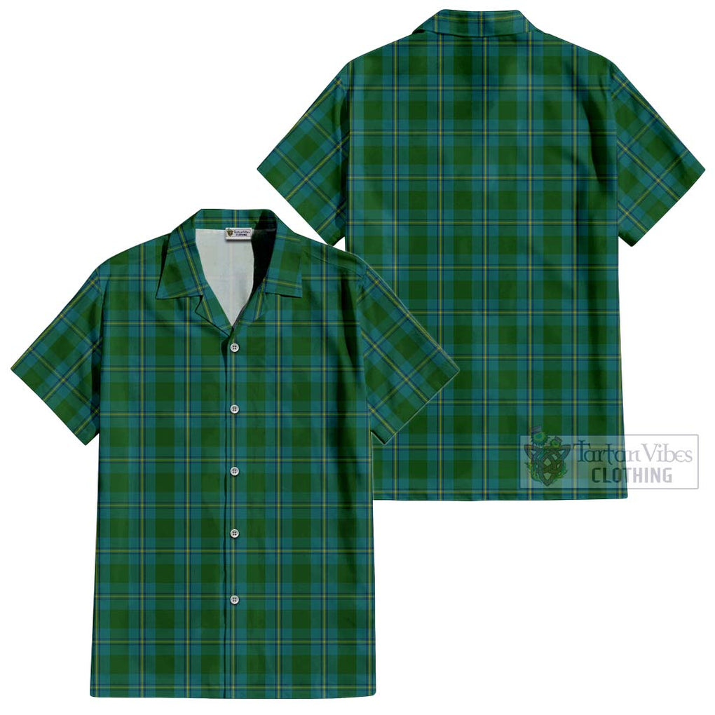 Irvine of Bonshaw Tartan Cotton Hawaiian Shirt Kid - Tartanvibesclothing Shop