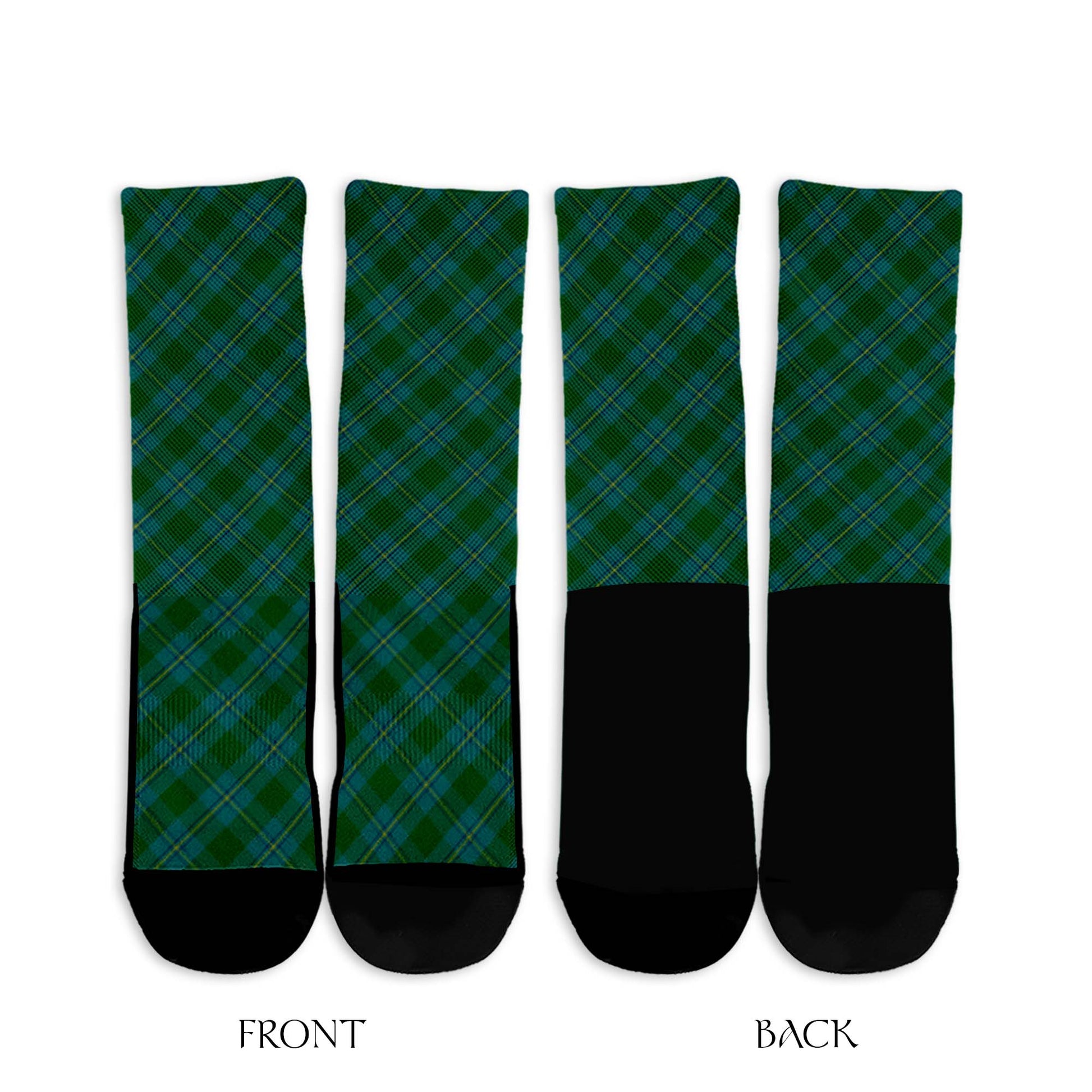 Irvine of Bonshaw Tartan Crew Socks Cross Tartan Style - Tartanvibesclothing