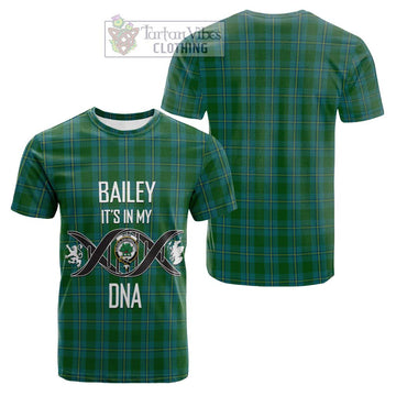 Irvine of Bonshaw Tartan Cotton T-shirt with Family Crest DNA In Me Style