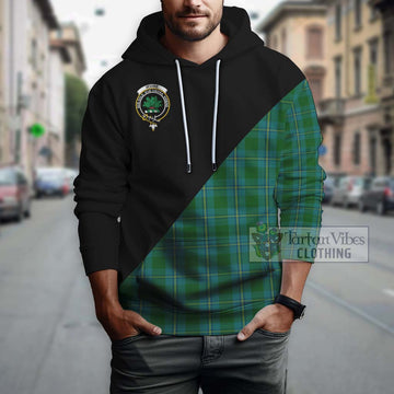 Irvine of Bonshaw Tartan Hoodie with Family Crest and Military Logo Style