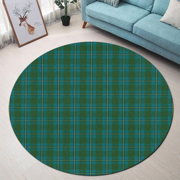 Irvine of Bonshaw Tartan Round Rug