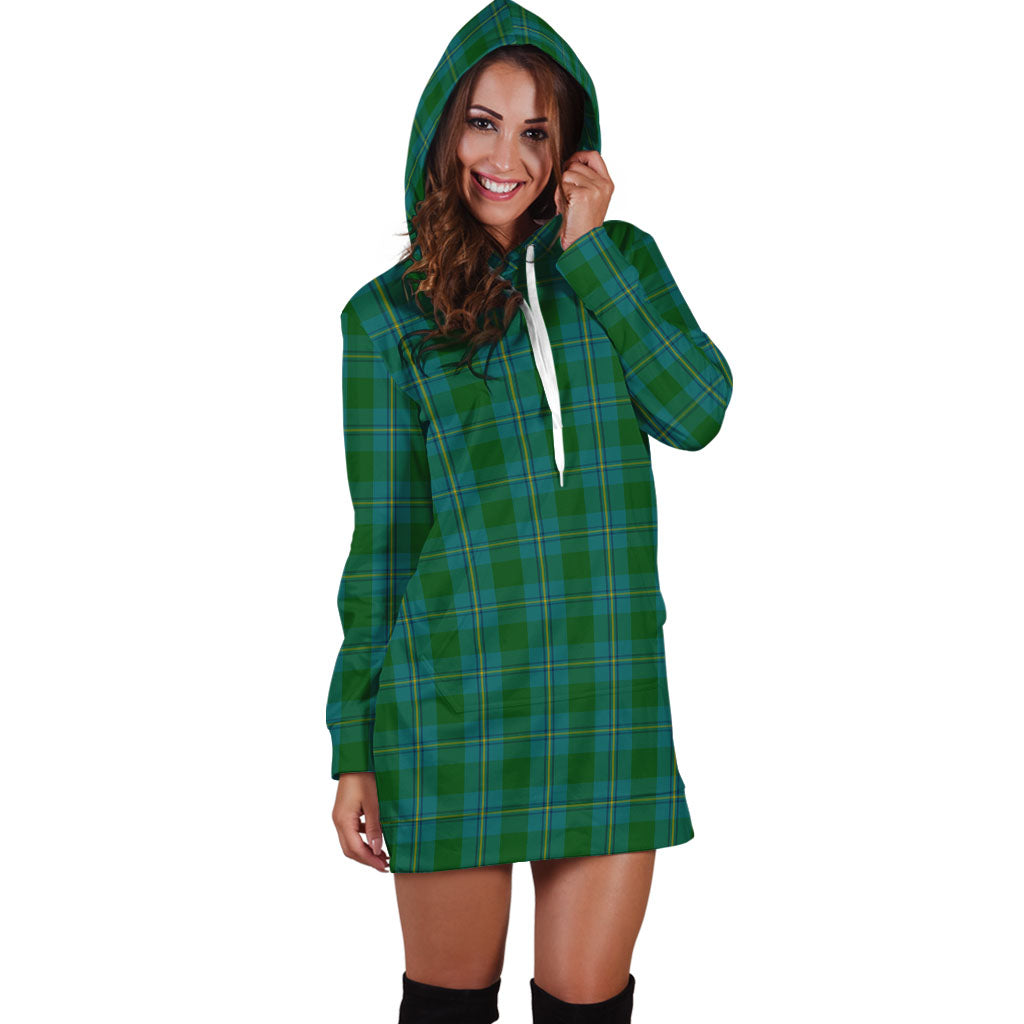 Irvine of Bonshaw Tartan Hoodie Dress - Tartan Vibes Clothing