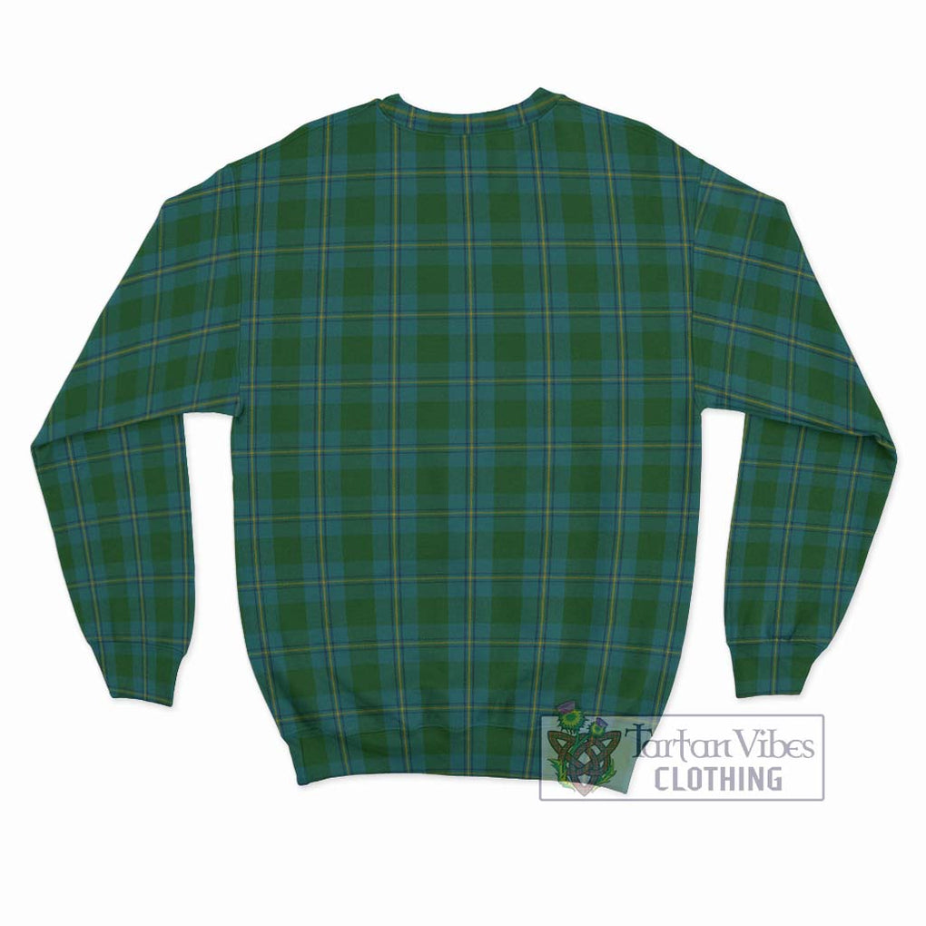 Irvine of Bonshaw Tartan Sweatshirt with Family Crest DNA In Me Style - Tartanvibesclothing Shop