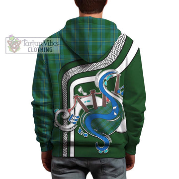 Irvine of Bonshaw Tartan Hoodie with Epic Bagpipe Style