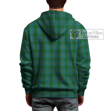 Irvine of Bonshaw Tartan Hoodie with Family Crest DNA In Me Style