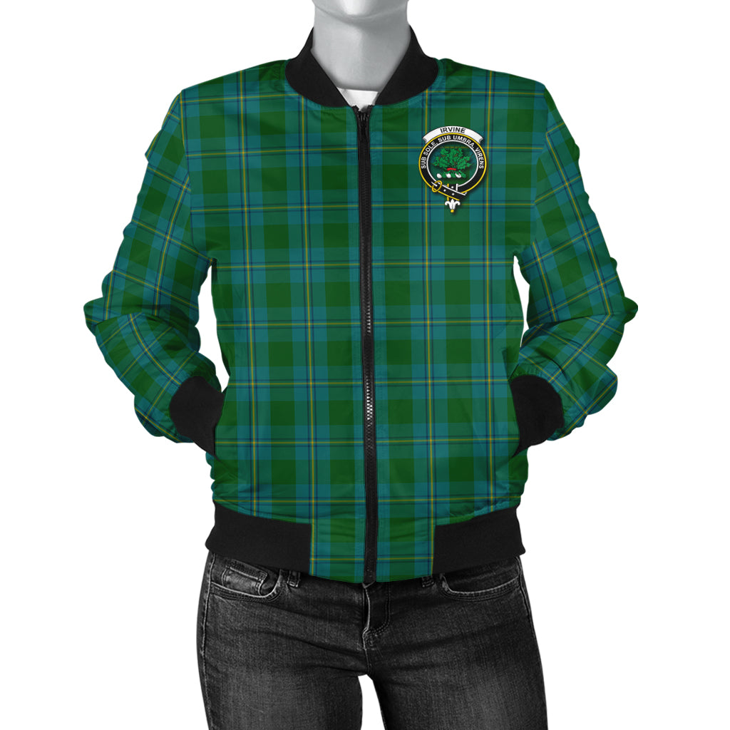 irvine-of-bonshaw-tartan-bomber-jacket-with-family-crest