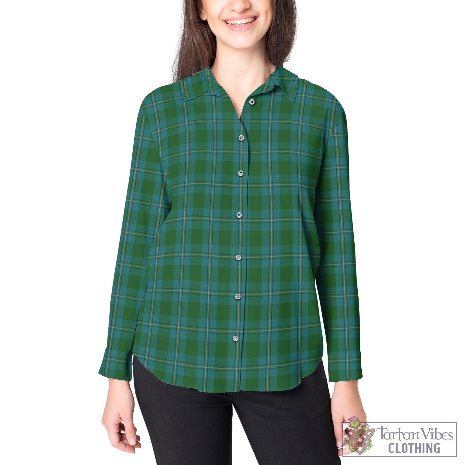 Irvine of Bonshaw Tartan Womens Casual Shirt