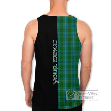 Irvine of Bonshaw Tartan Men's Tank Top with Family Crest and Half Of Me Style