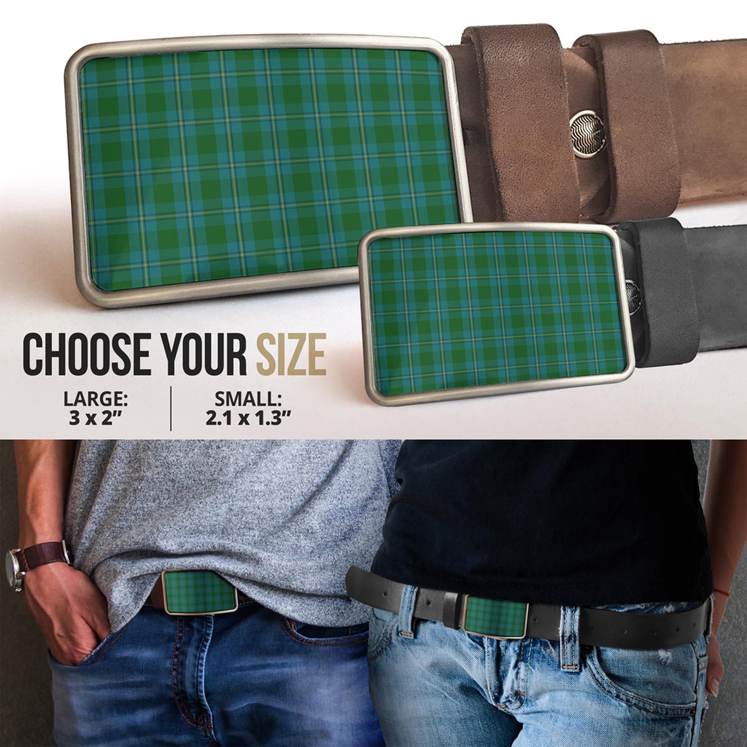 Irvine of Bonshaw Tartan Belt Buckles - Tartan Vibes Clothing