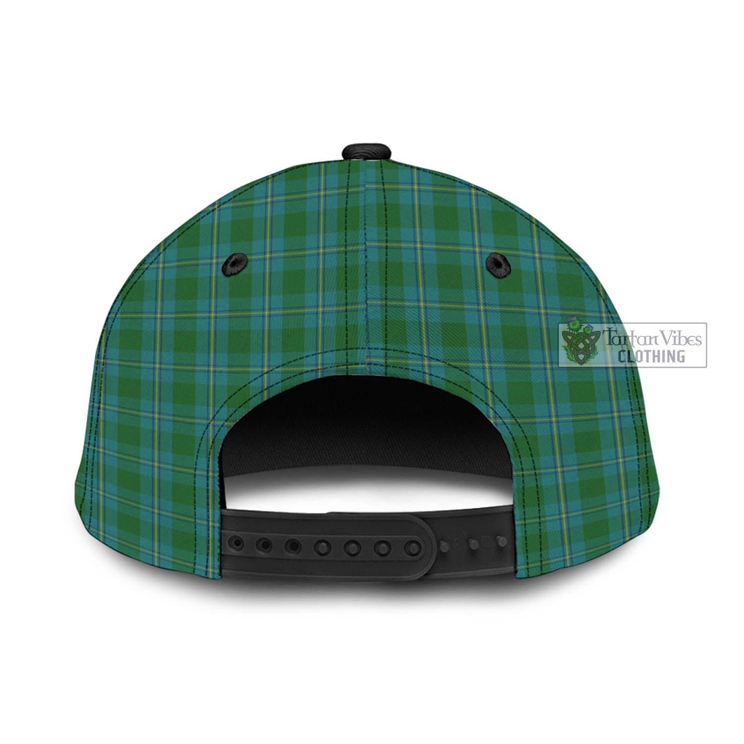 Tartan Vibes Clothing Irvine of Bonshaw Tartan Classic Cap with Family Crest In Me Style