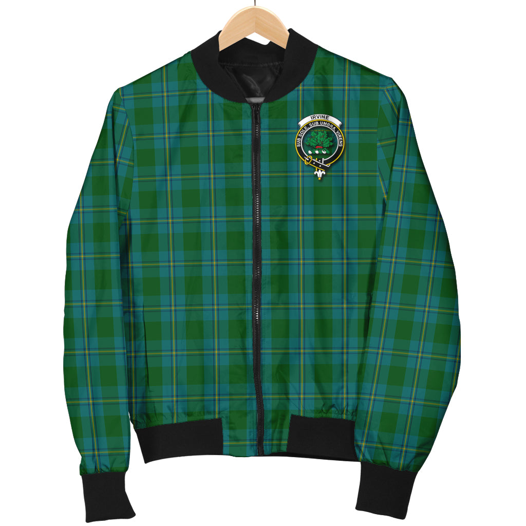 irvine-of-bonshaw-tartan-bomber-jacket-with-family-crest