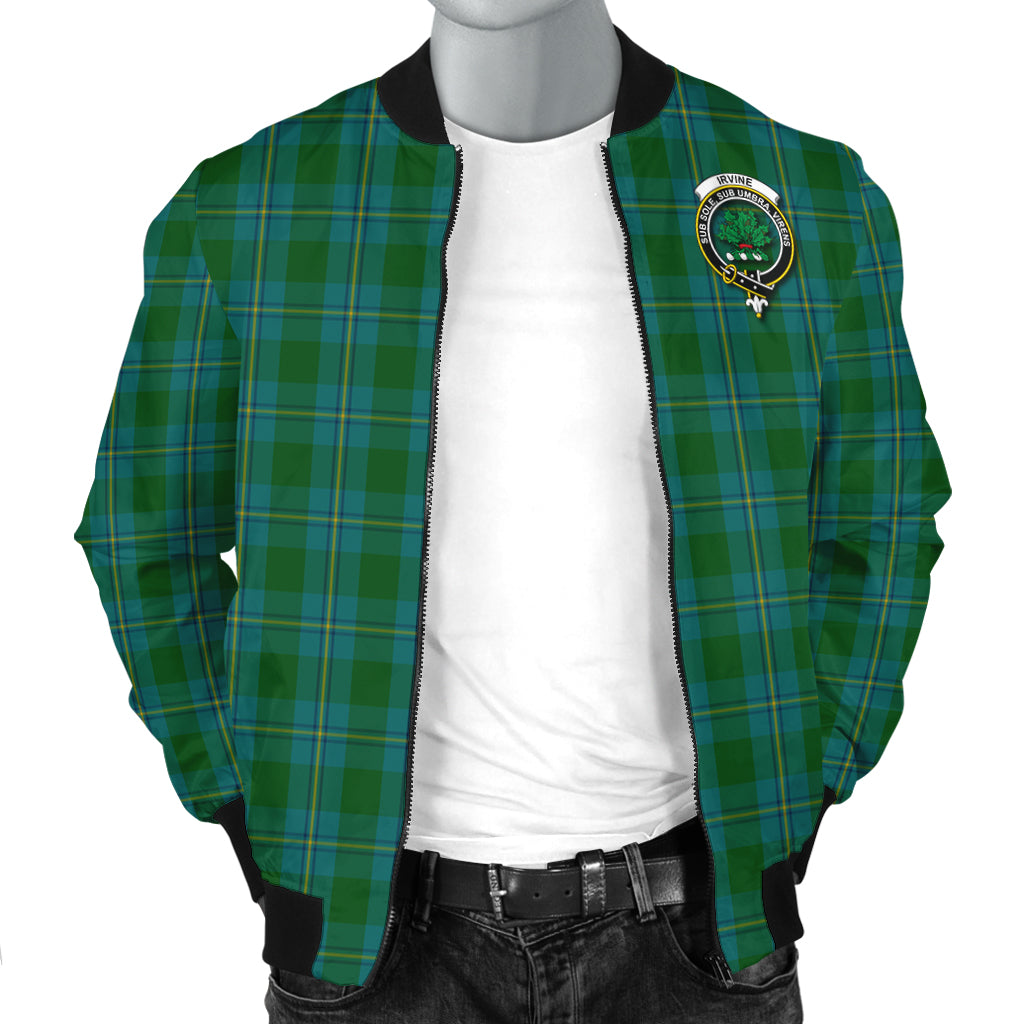 irvine-of-bonshaw-tartan-bomber-jacket-with-family-crest