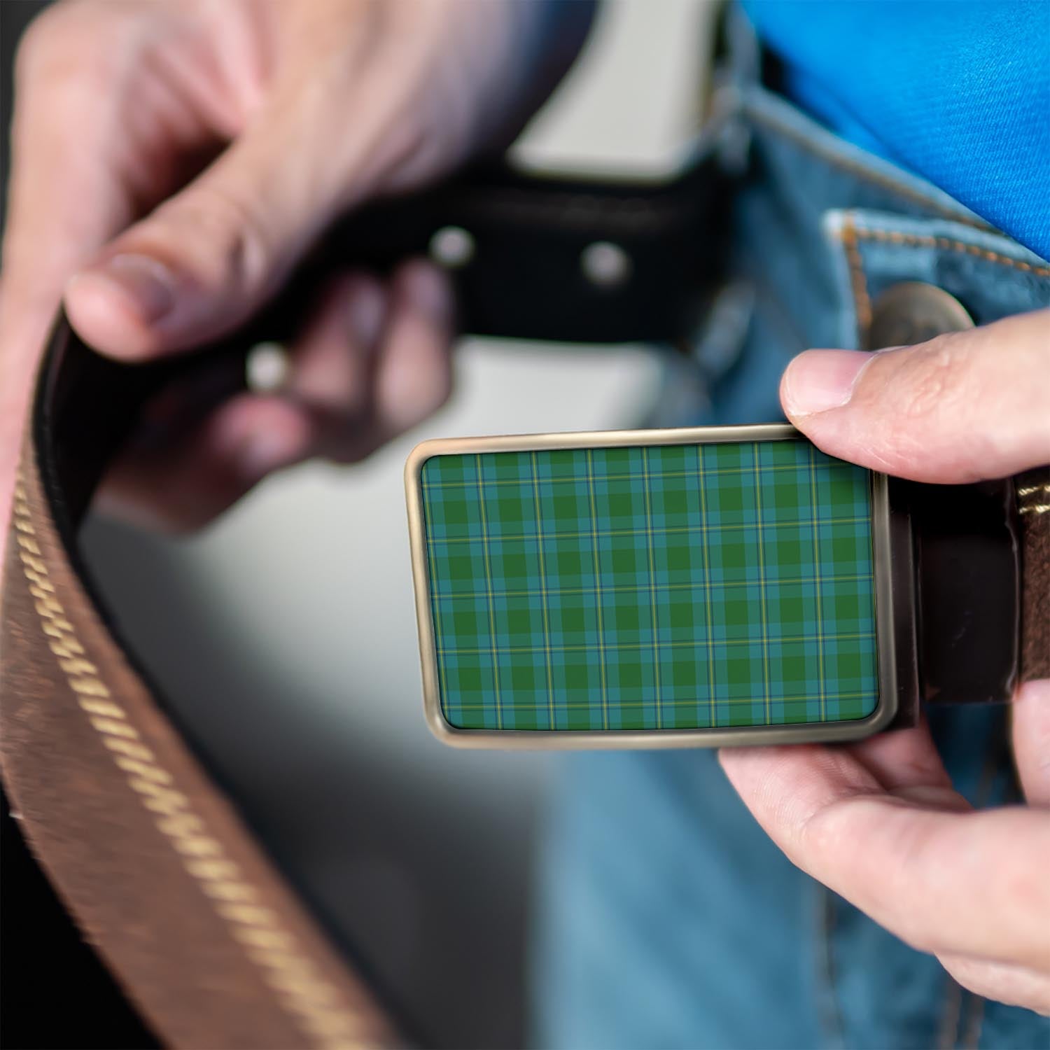 Irvine of Bonshaw Tartan Belt Buckles - Tartan Vibes Clothing