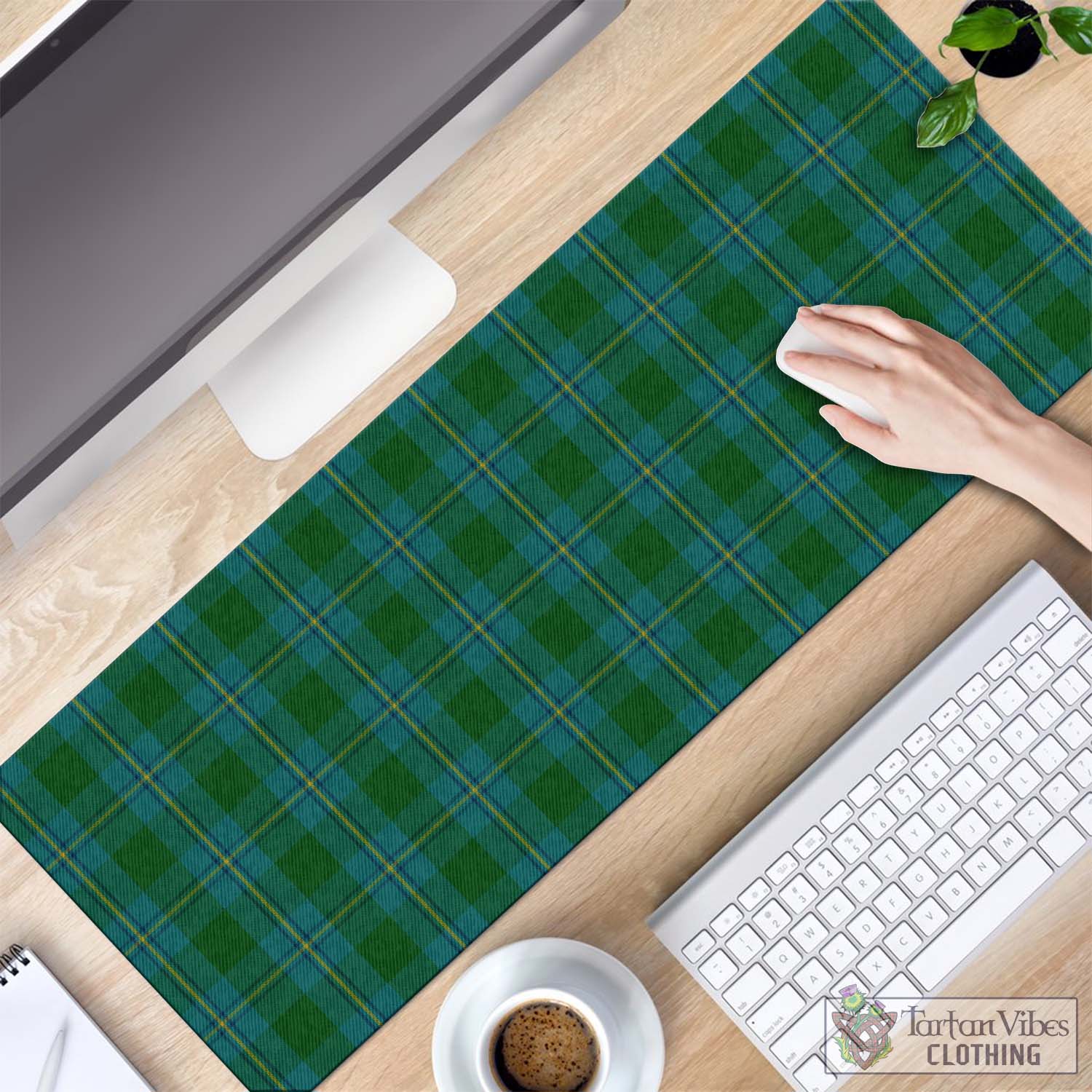 Tartan Vibes Clothing Irvine of Bonshaw Tartan Mouse Pad