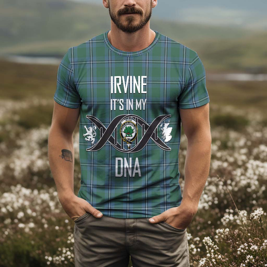 Irvine of Drum Tartan T-Shirt with Family Crest DNA In Me Style Kid's Shirt - Tartan Vibes Clothing