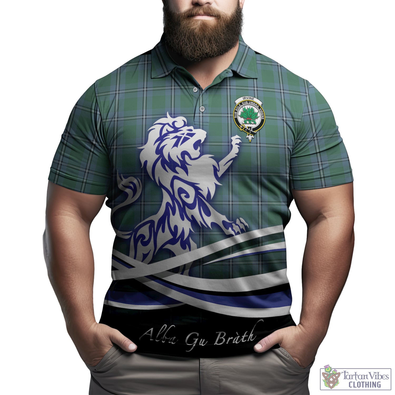 irvine-of-drum-tartan-polo-shirt-with-alba-gu-brath-regal-lion-emblem