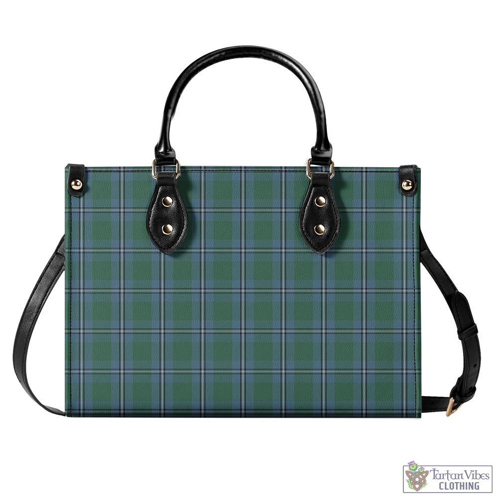 Tartan Vibes Clothing Irvine of Drum Tartan Luxury Leather Handbags