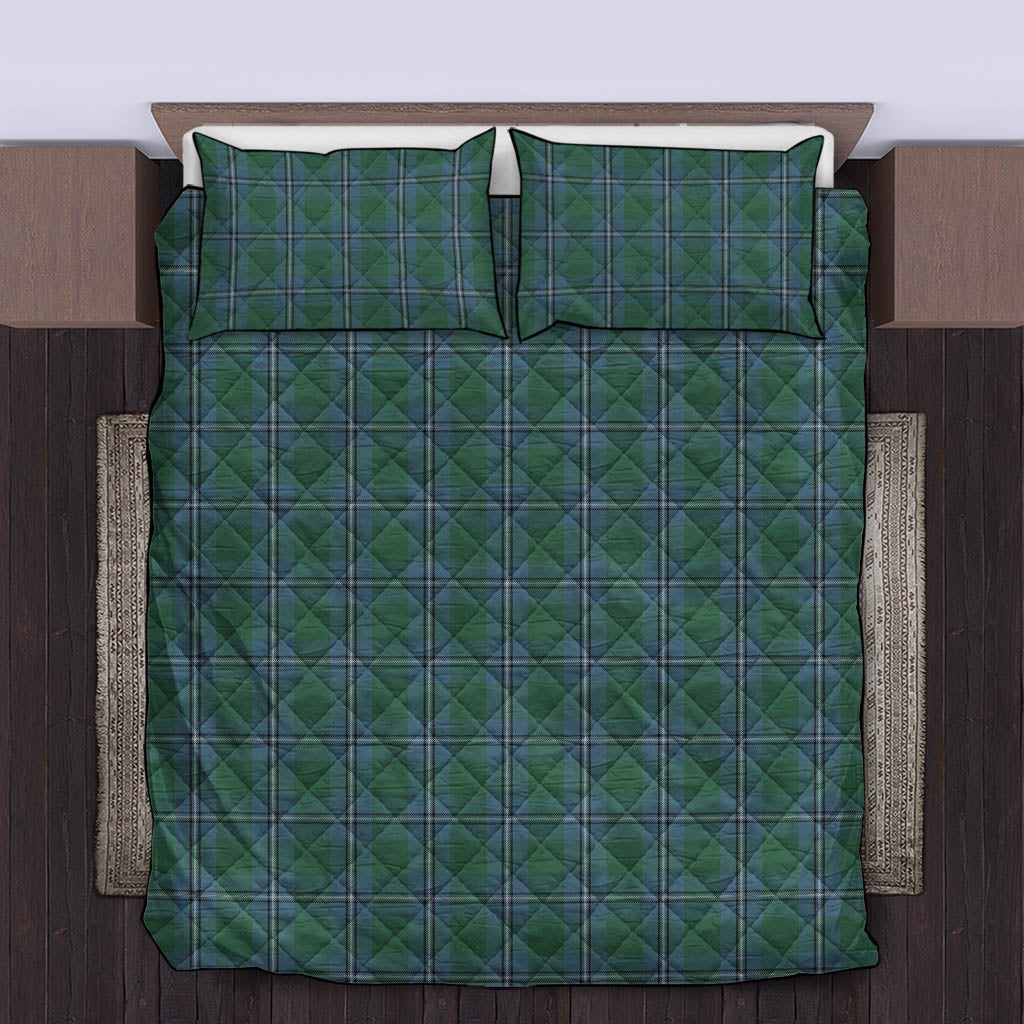 Irvine of Drum Tartan Quilt Bed Set King - Tartan Vibes Clothing