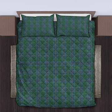 Irvine of Drum Tartan Quilt Bed Set