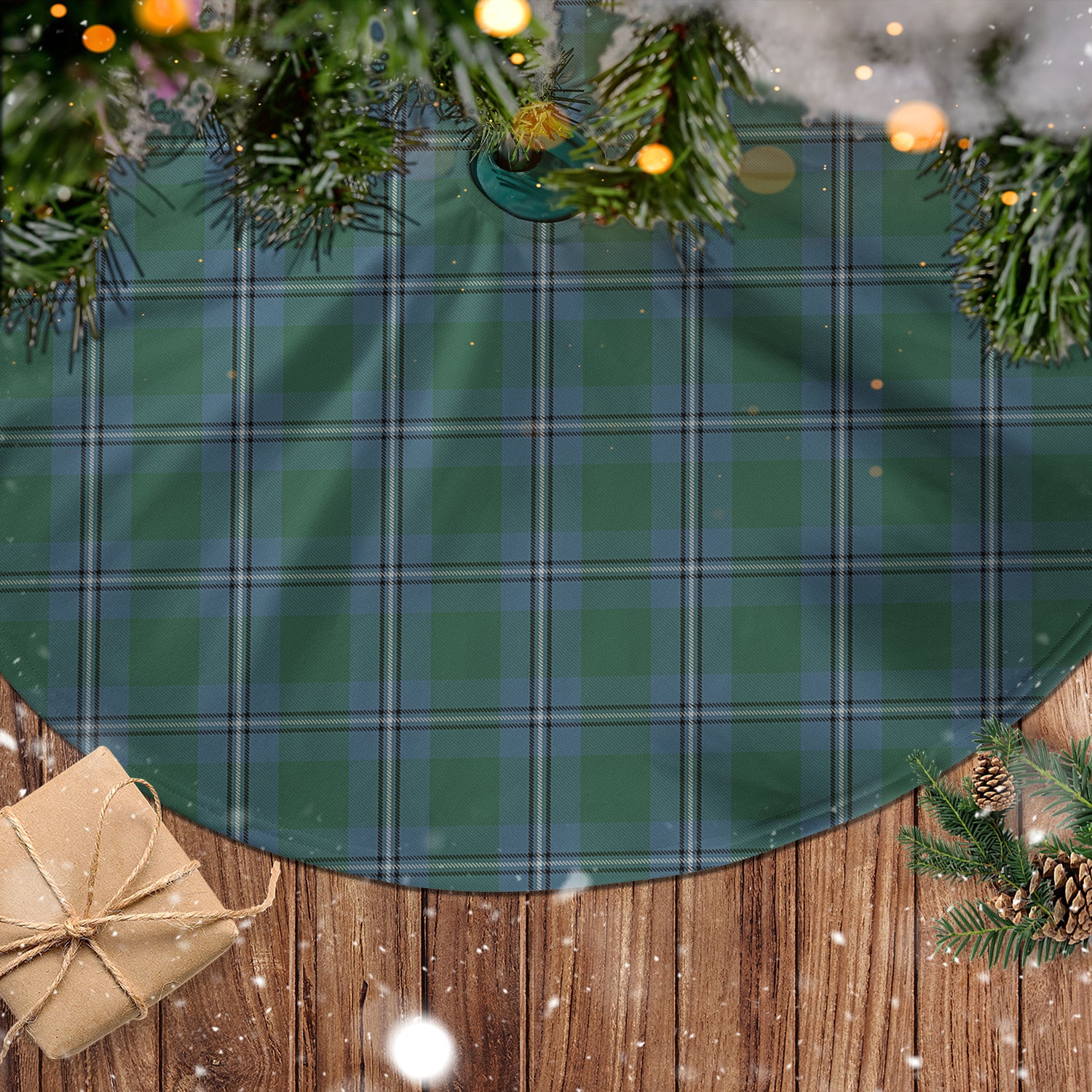 Irvine of Drum Tartan Christmas Tree Skirt - Tartanvibesclothing