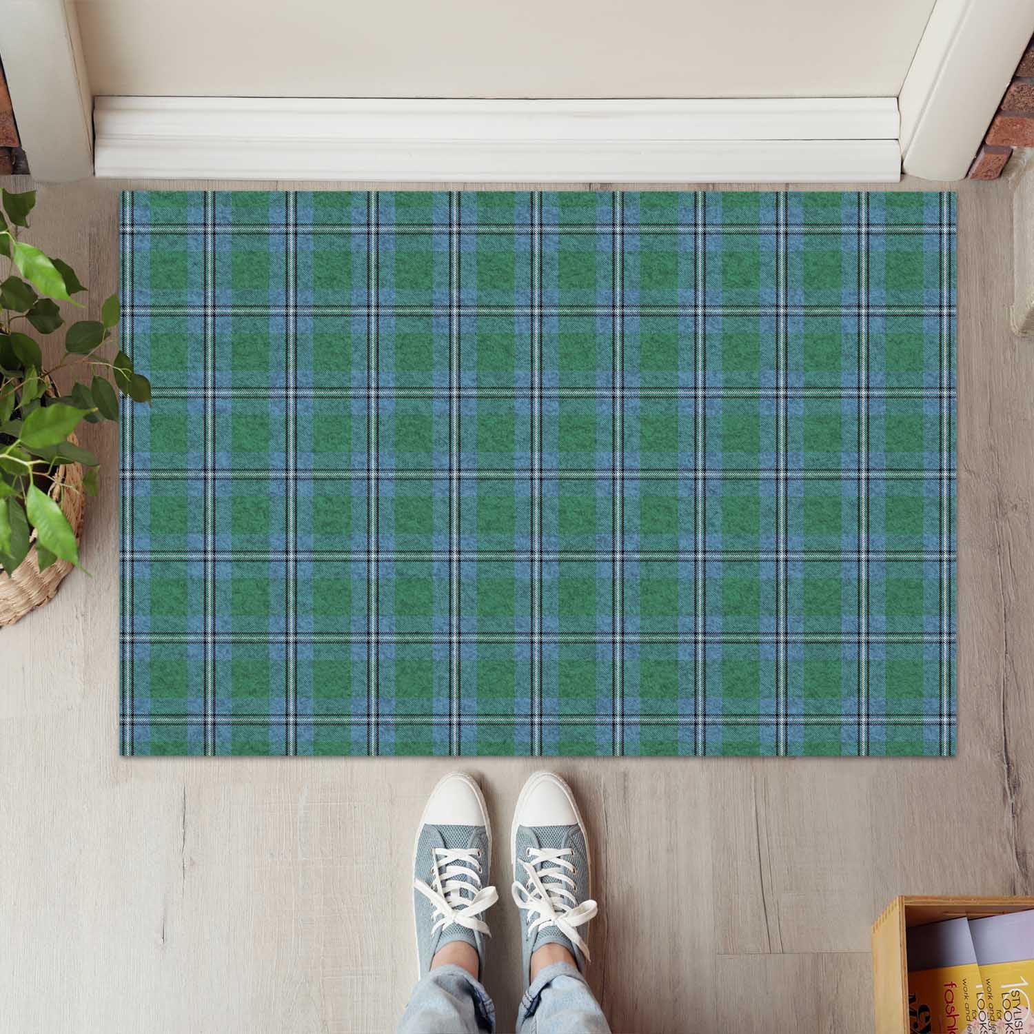 Irvine of Drum Tartan Door Mat - Tartanvibesclothing