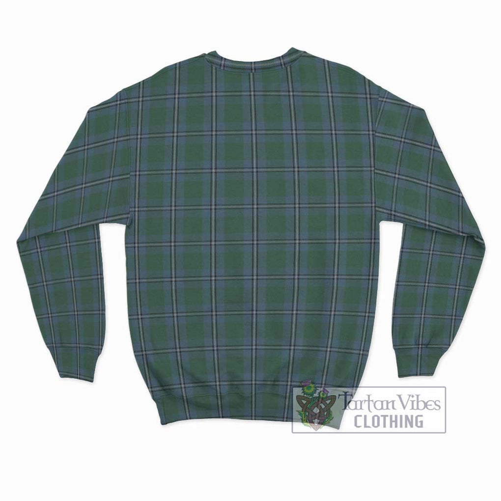 Irvine of Drum Tartan Sweatshirt with Family Crest DNA In Me Style - Tartanvibesclothing Shop