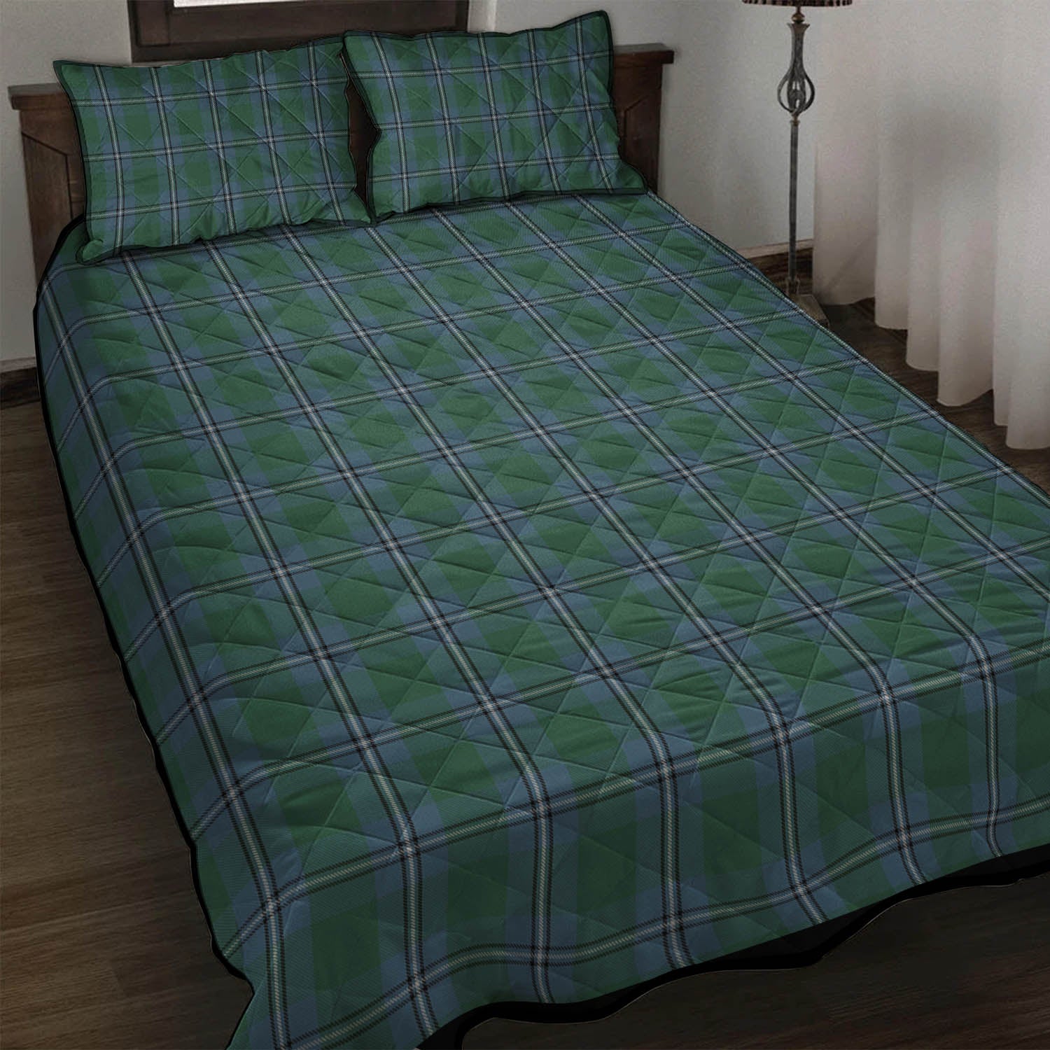 Irvine of Drum Tartan Quilt Bed Set - Tartan Vibes Clothing