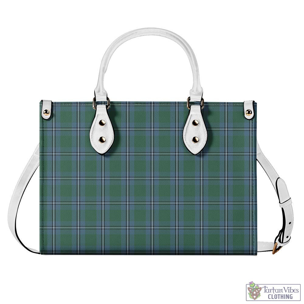 Tartan Vibes Clothing Irvine of Drum Tartan Luxury Leather Handbags