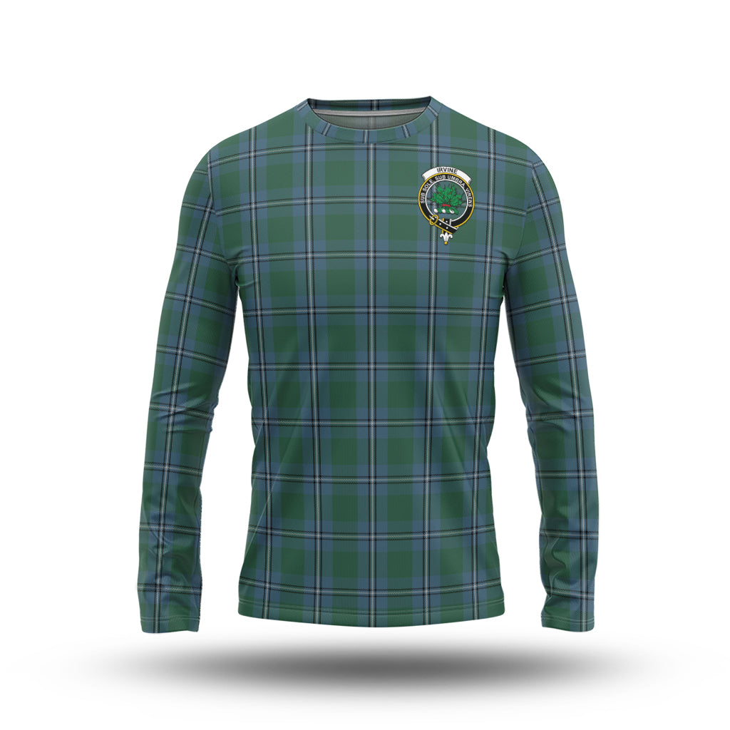 irvine-of-drum-tartan-long-sleeve-t-shirt-with-family-crest