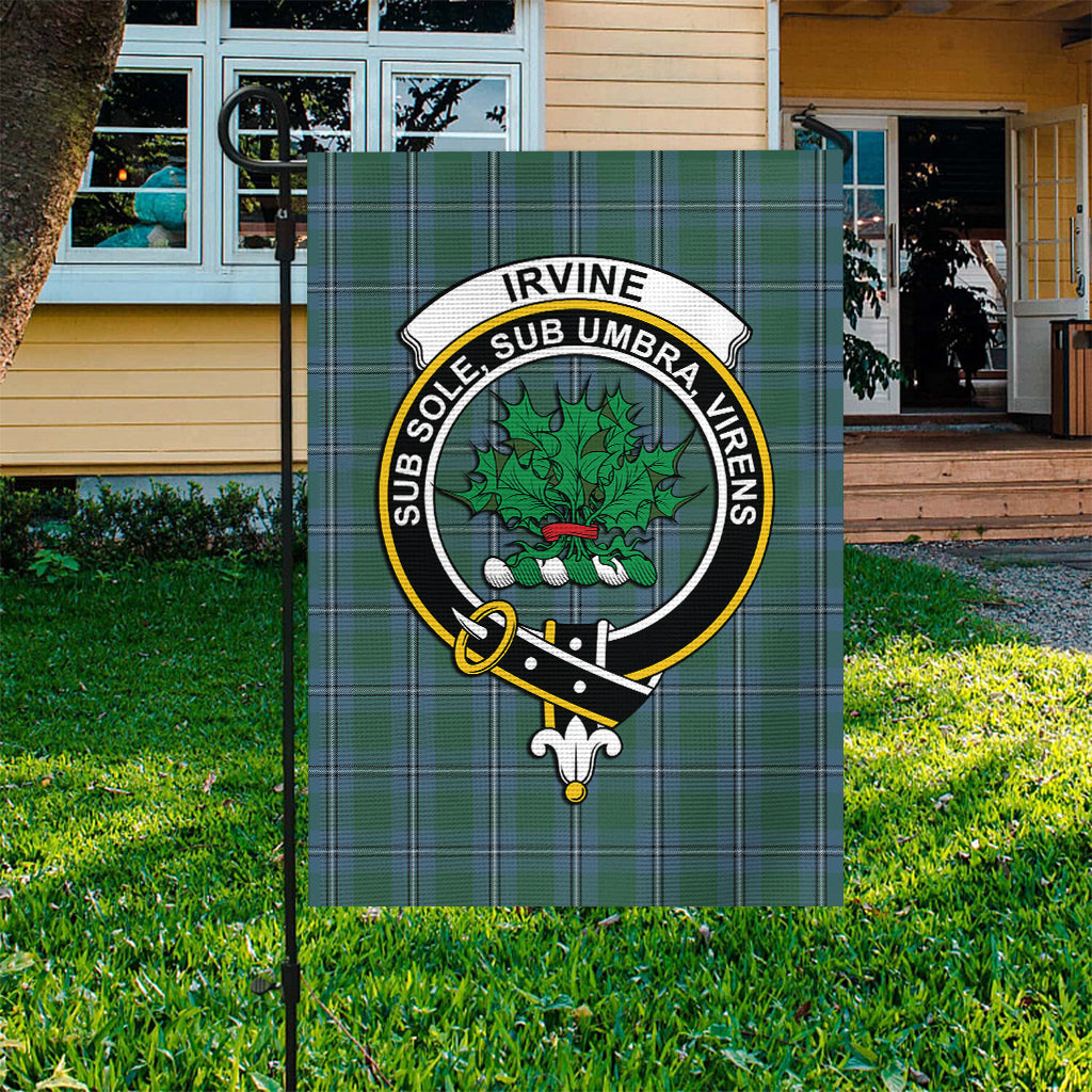 Irvine of Drum Tartan Flag with Family Crest - Tartan Vibes Clothing